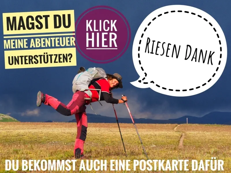 Reiseblogger-Spendenbutton