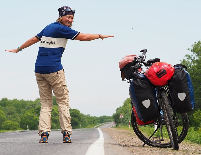 Pushbikegirl in Russland