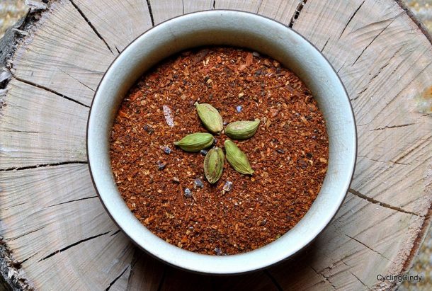 Self mixed and dry fried spices for a perfect Indian chai. You can buy them in the store but that is never as good as home made Self mixed and dry fried spices for a perfect Indian chai. You can buy them in the store but that is never as good as home made