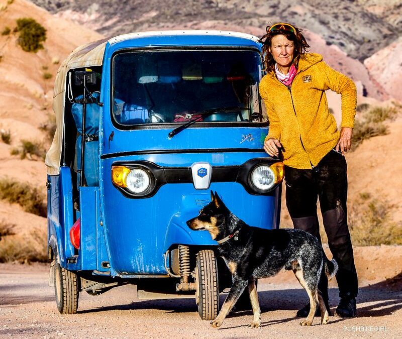 Die weltberühmte Ruta 40 in Argentinien mit dem Tuk Tuk
