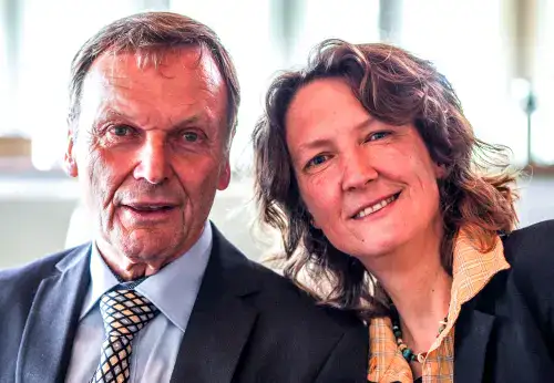 Heike Pirngruber mit ihrem Vater